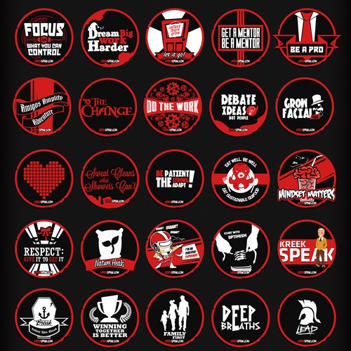 KREEK SPEAK STICKER SET