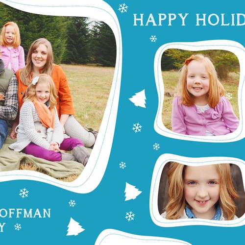 Create a Beautiful Holiday Card Template - Merry Christmas!