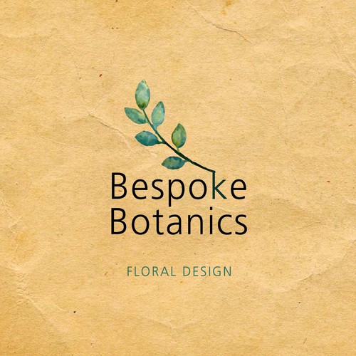 logo concept for florist