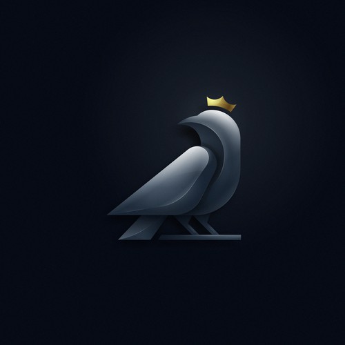Weaver Bird with Crown 