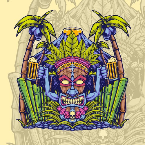 Tiki mask