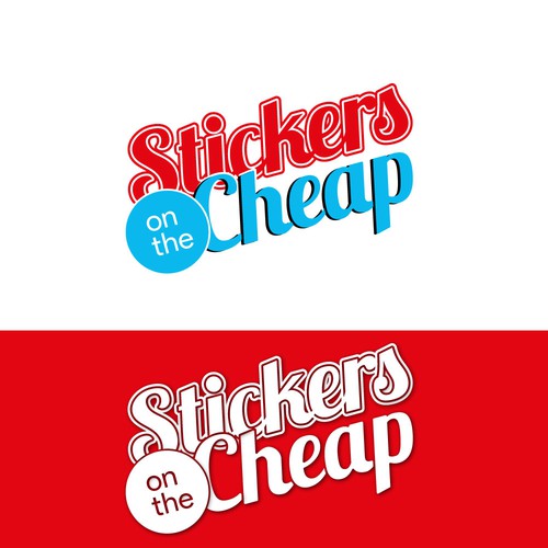Sticker Style Logo Design for Sticker Company