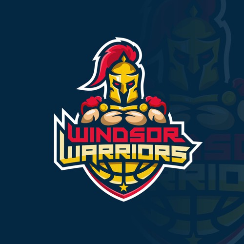 warrior logo concept for windsor warrior team sport