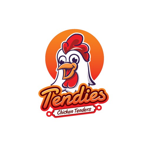 Chicken Tenders Logo Mascot 