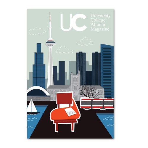 Toronto Drawing for a cover Magazine