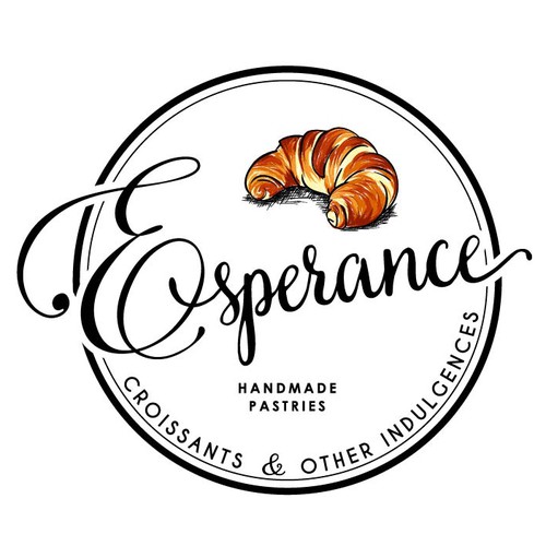 Logo for croissant and other pastry bakery.