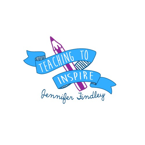 Create a clean, whimsical logo for a Teaching Blog and TeacherResource Store