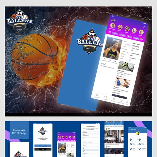 Sports mobile App ( Ballers)