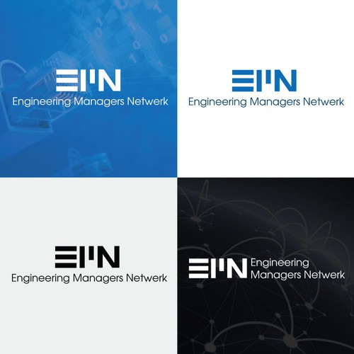 Unique logo concept for a professional networking event