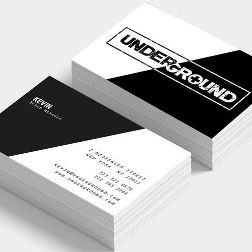 Business cards Underground