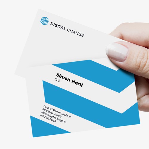 Digital Change Business Card 