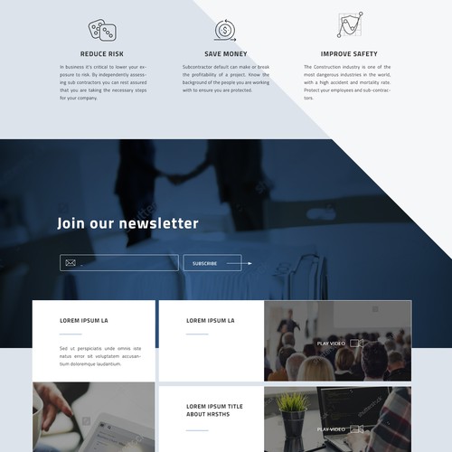 ConstructSecure Website Design