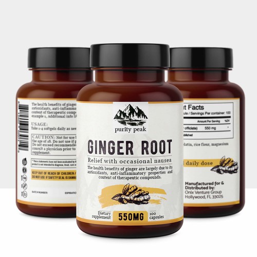 Purity Peak Ginger Root