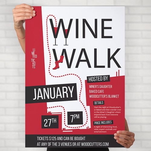 Event poster - wine on multiple locations