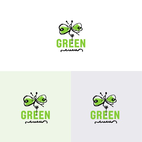 Logo concept for cute organic baby products