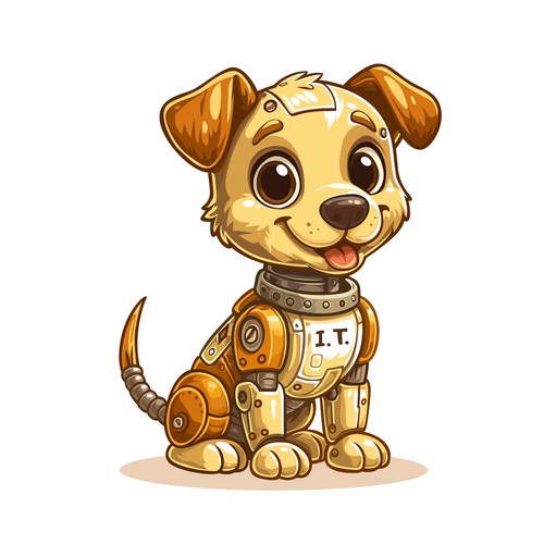 I.T. Team Puppy Mascot