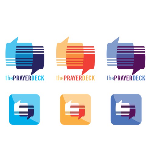 the PrayerDeck - colors with icons