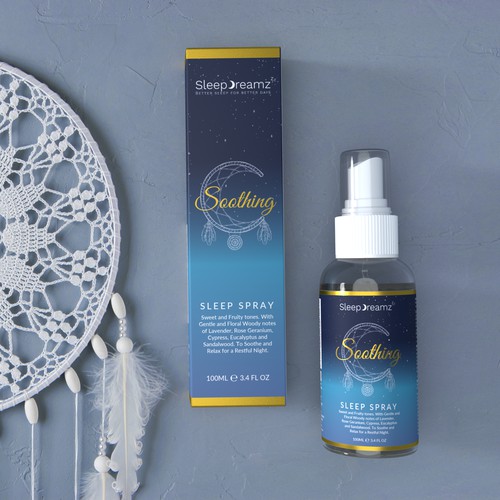 Sleep Spray Packaging Design
