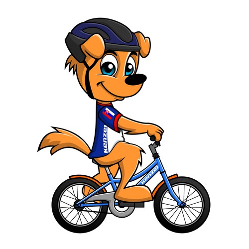 Dog on a Bike