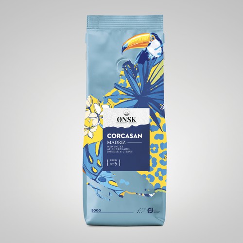 Nicaragua coffee packaging 