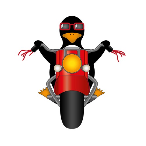 Pinguin on Harley