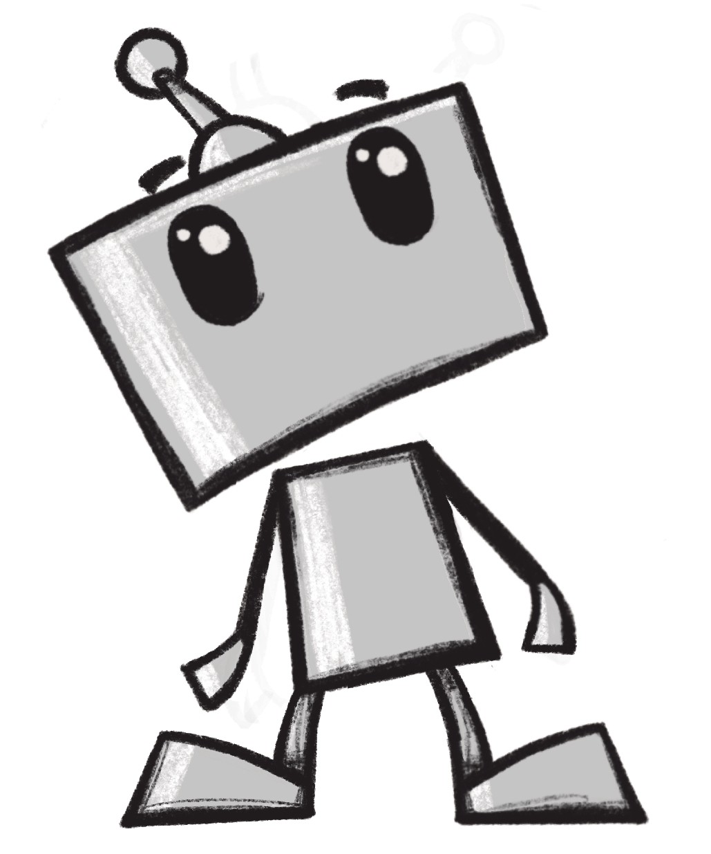 NerdBot Character Model Sheet