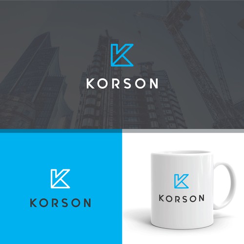 Modern logo for a construction company