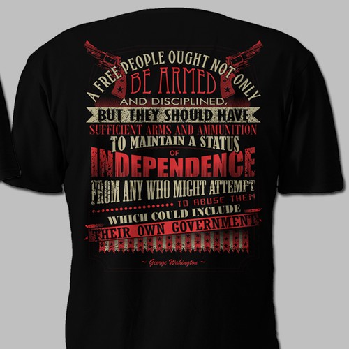 Create an awesome Gun Rights Shirt - Guaranteed Winner!