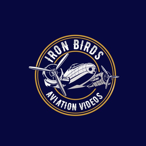 IRON BIRD Logo for Aviation Videos industries 