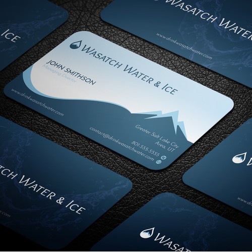 Water & Ice Business Card