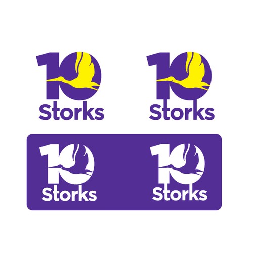 Logo concept for 10 Storks