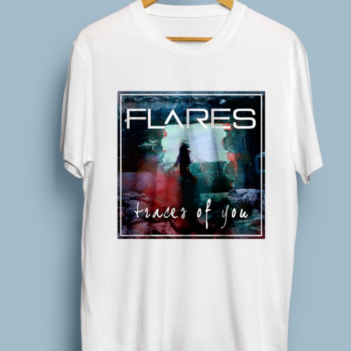 Band T -Shirt for artist FLARES - Album "Traces of You"