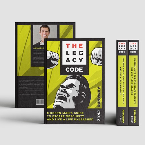 Book cover design for Armando Cruz's book "The Legacy Code"