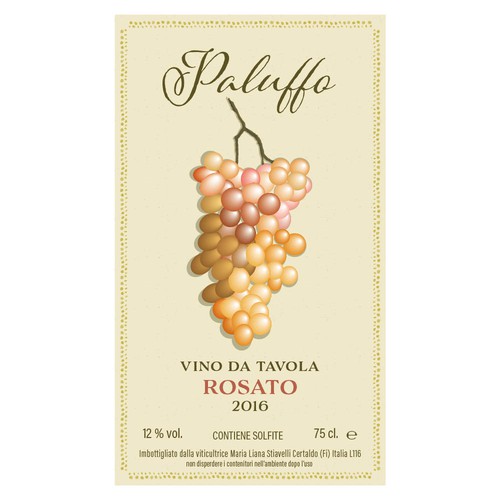 Design for a wine label