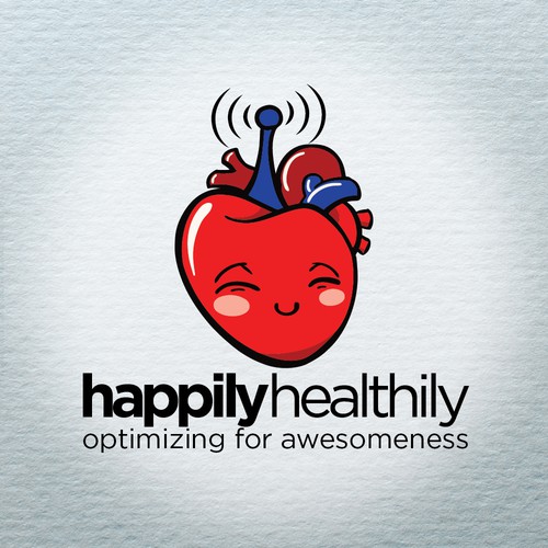 Happily Healthily logotype proposal