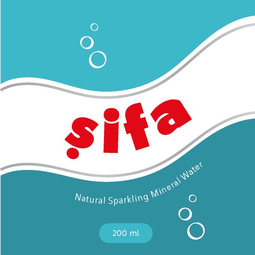 Sifa sparkling water label