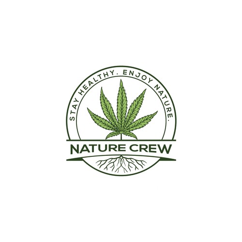 nature crew logo concept