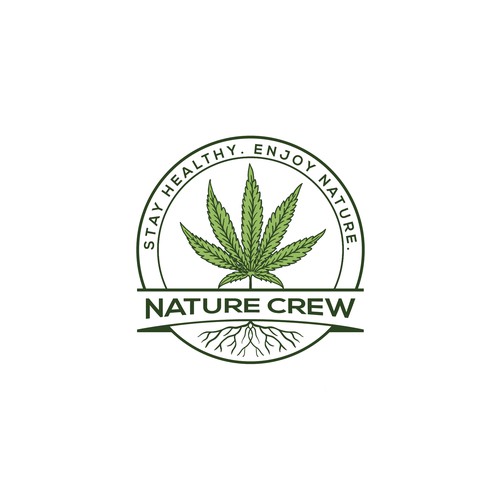 nature crew logo concept