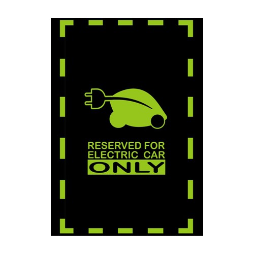 Design Graphics for Electric Car Parking Space