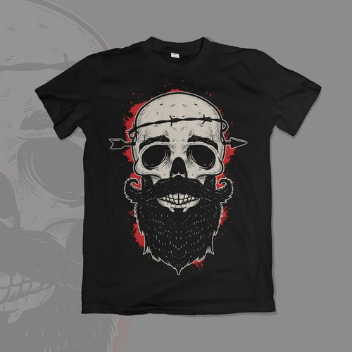 Beard t-shirt design