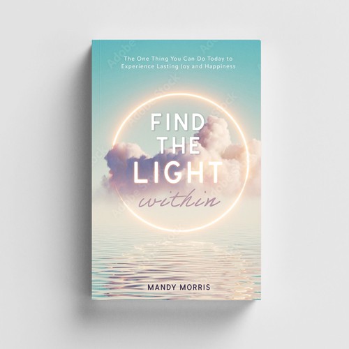 Soft, feminine book cover about finding the light within