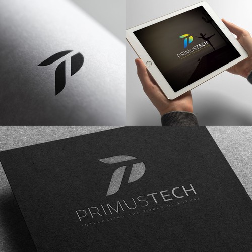 Bold Logo Concept for PrimusTech.com.sg