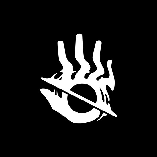 Black Hole Hand Logo