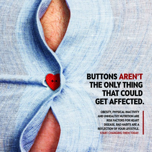 Creative Visual for Anti-Obesity Campaign