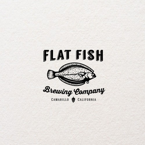 Logo design for"Flat Fish"