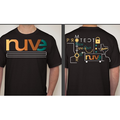 Nuve t-shirt design - the startup that combats crime and corruption by stopping fuel and cargo theft