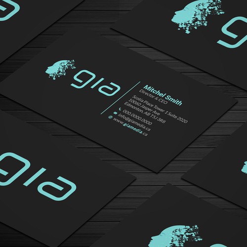 Business card design for Gia Media