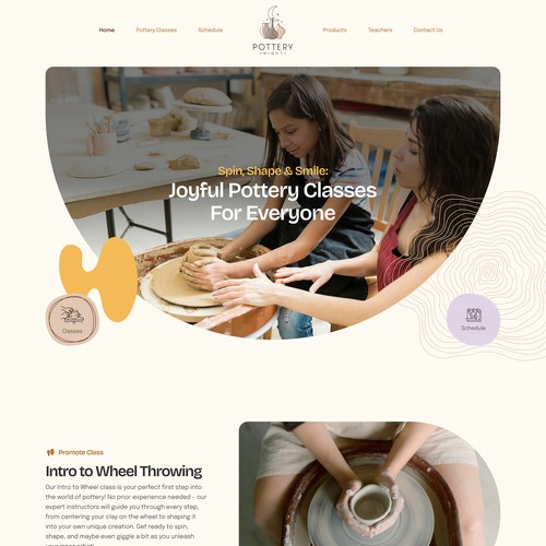 Pottery Night Website
