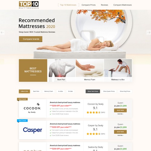 Top 10 mattress