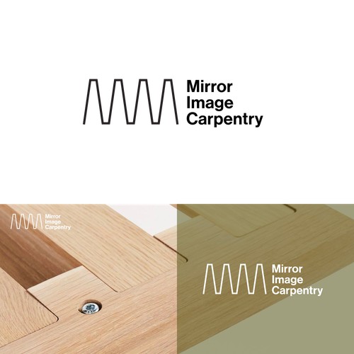 Carpentry logo concept